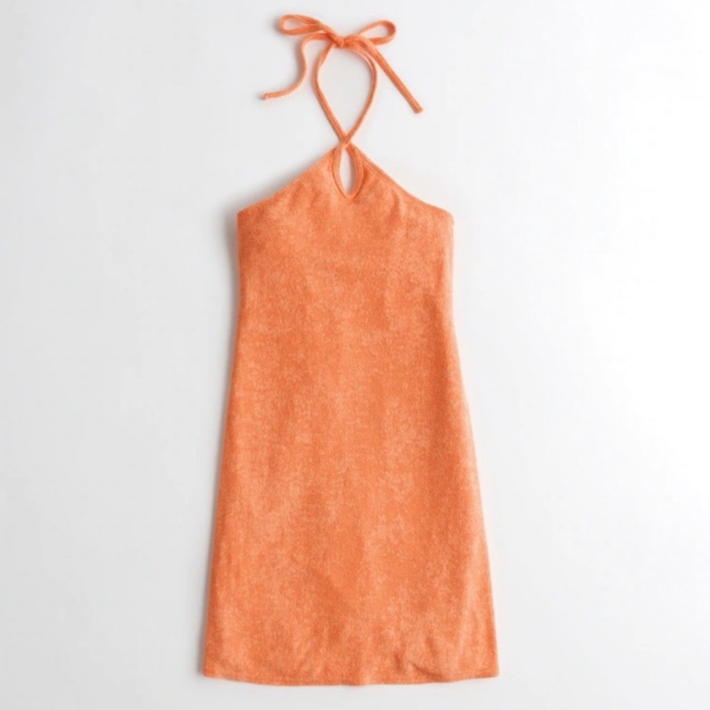 Orange Terrycloth Dress 🧡 size small